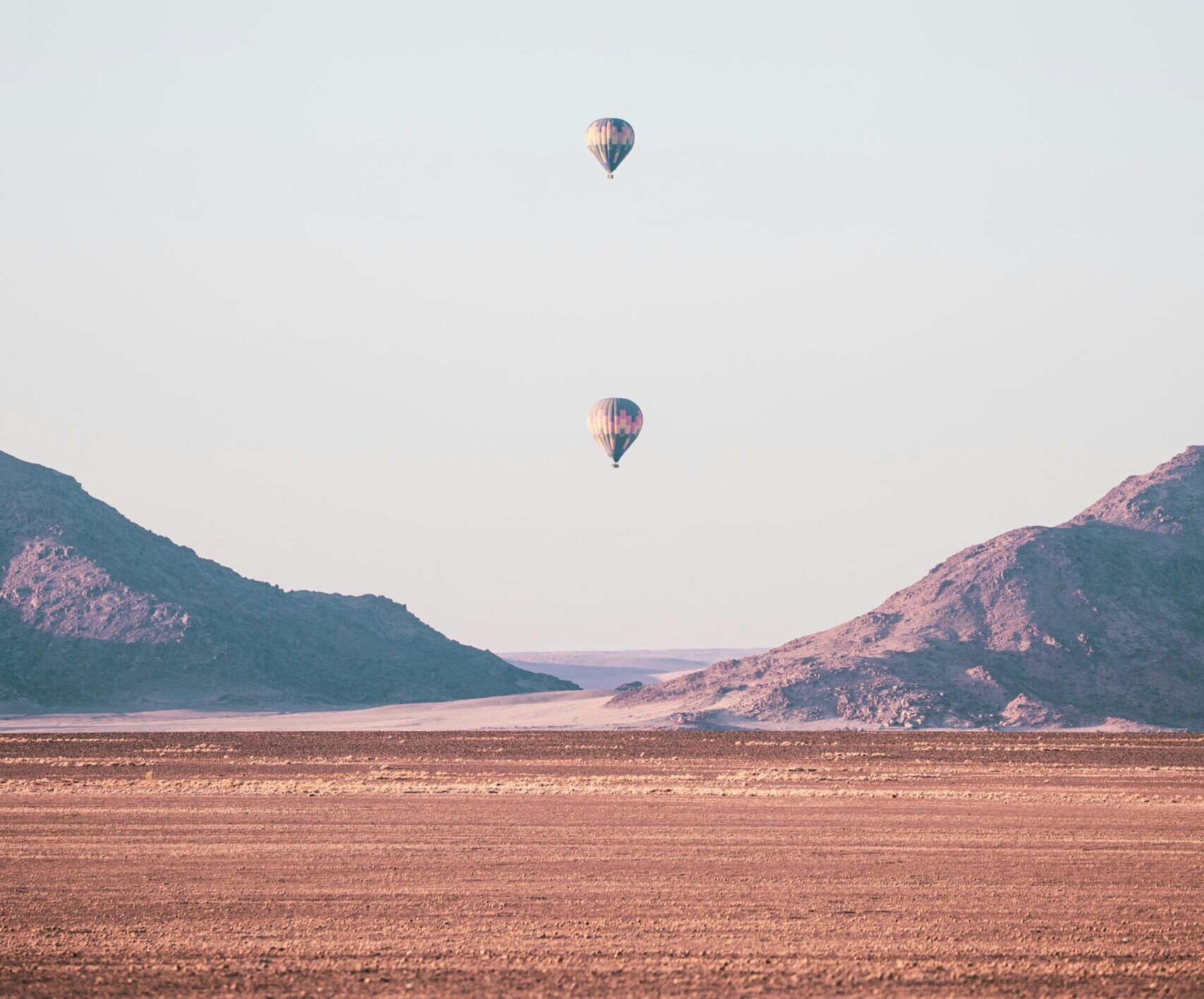 Hot Air Ballooning in Namibia: Sunrise Above the Namib Desert